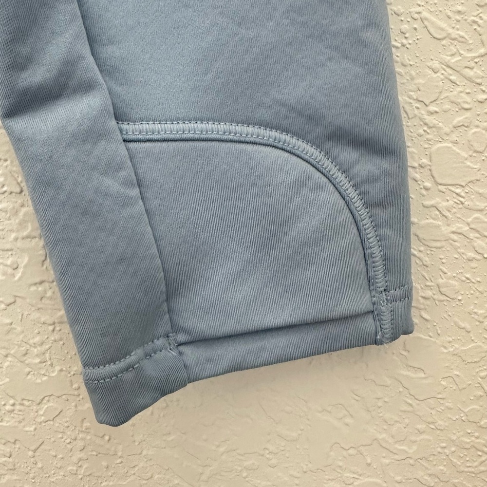 Athleta Women's Light Blue Polyester Mock Neck Long Sleeve Top Size L - Picture 4 of 10